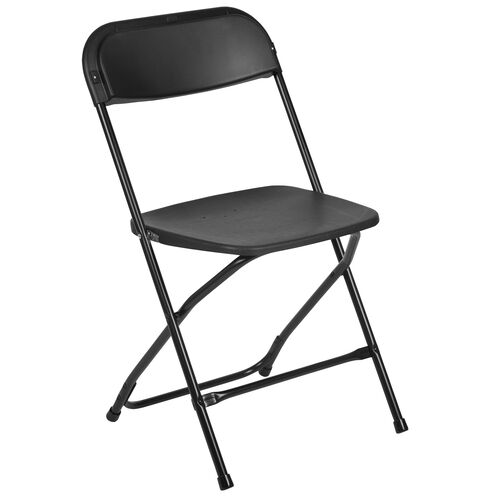 Black Plastic Chairs Economy